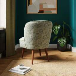 Elsie Multi Chenille Cocktail Chair - thumbnail 2