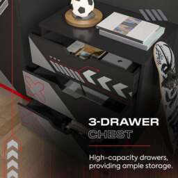 X Rocker Octane 3 Piece Bedroom Set - thumbnail 4