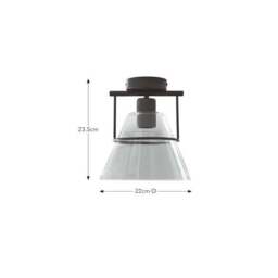 Valdez Industrial Flush Ceiling Light - thumbnail 6