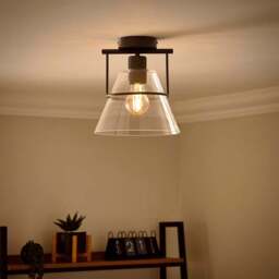 Valdez Industrial Flush Ceiling Light - thumbnail 2