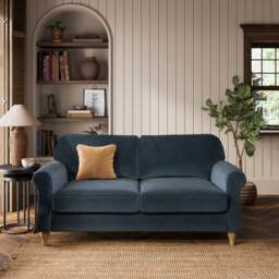 Millie Velvet 2 Seater Sofa - thumbnail 1