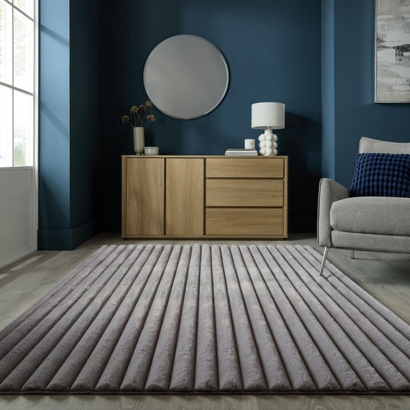 Cord Faux Fur Supersoft Rug - image 1