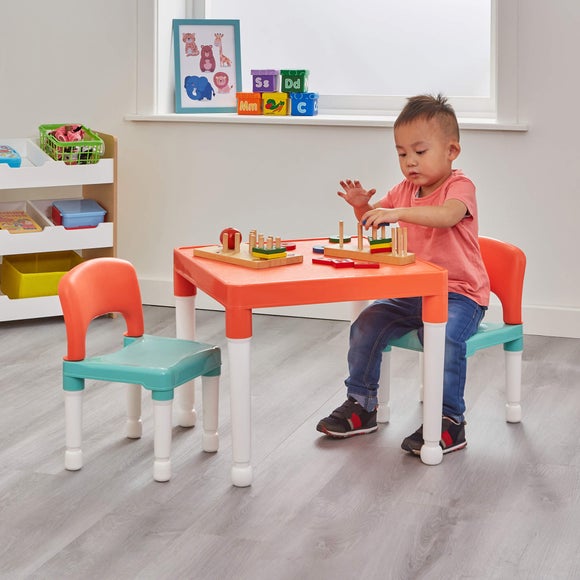 Liberty House Kids Plastic Table And Two Chairs Set - image 1