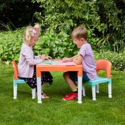 Liberty House Kids Plastic Table And Two Chairs Set - thumbnail 2