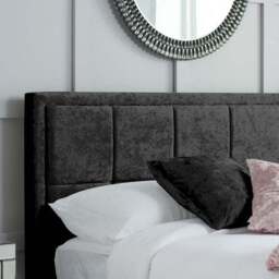 Hannover Crushed Velvet Ottoman Bed Frame - thumbnail 3