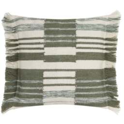Torode Woven Striped Square Cushion - thumbnail 1