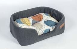 Danish Design Colour Block Lux Slumber Dog Bed - thumbnail 1