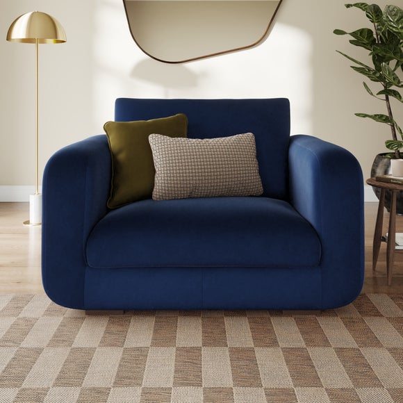 Luca Matte Soft Velvet Snuggle Chair - image 1