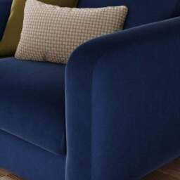 Luca Matte Soft Velvet Snuggle Chair - thumbnail 5