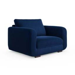 Luca Matte Soft Velvet Snuggle Chair - thumbnail 6