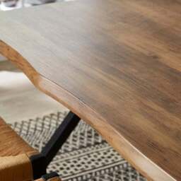 Ezra 4 Seater Rectangular Compact Dining Table, 120cm - thumbnail 3