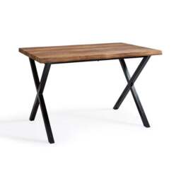Ezra 4 Seater Rectangular Compact Dining Table, 120cm - thumbnail 5