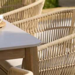 Pacific Lifestyle Moeven Outdoor 6 Seater Dining Set - thumbnail 5