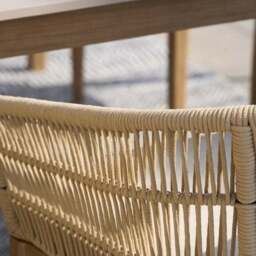 Pacific Lifestyle Moeven Outdoor 6 Seater Dining Set - thumbnail 4