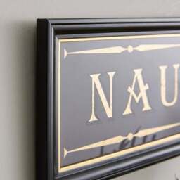 Naughty Corner Framed Glass Wall Art - thumbnail 2