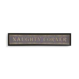 Naughty Corner Framed Glass Wall Art - thumbnail 3
