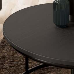 Fulton Coffee Nest of Tables, Black - thumbnail 4