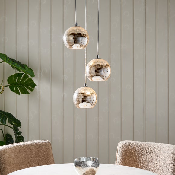 Disco Ball 3 Light Adjustable Cluster Ceiling Light - image 1