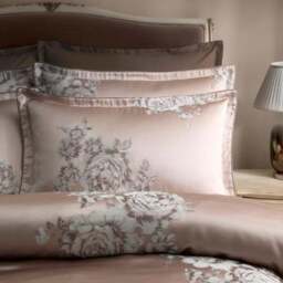 Dorma Rosa Jacquard Duvet Cover & Pillowcase Set - thumbnail 2