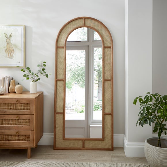 Churchgate Hessian Arched Full Length Leaner Mirror - image 1