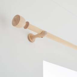 Tulip Urn Wood Curtain Pole - thumbnail 1