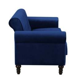Greta Velvet 3 Seater Sofa - thumbnail 5