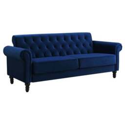 Greta Velvet 3 Seater Sofa - thumbnail 2