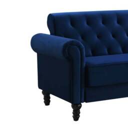 Greta Velvet 3 Seater Sofa - thumbnail 4