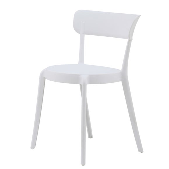 Fusion Living Plastic Bistro Dining Chair - image 1
