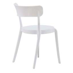 Fusion Living Plastic Bistro Dining Chair - thumbnail 4