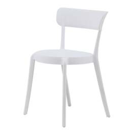 Fusion Living Plastic Bistro Dining Chair - thumbnail 1