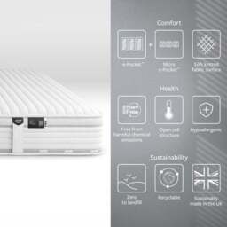 Jay-Be Firm 2000 Pocket Truecore Hybrid Mattress - thumbnail 4
