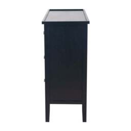 Pacific Chelmsford 4 Drawer Chest, Black Painted Pine - thumbnail 5