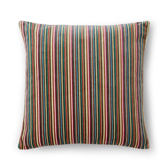 Velvet Striped Cushion Cover - image 1