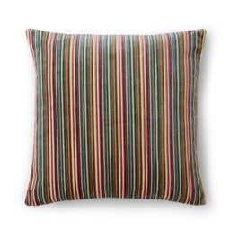 Velvet Striped Cushion Cover