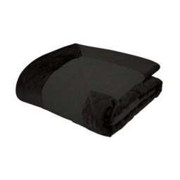 Catherine Lansfield Lattice Cut Velvet Quilted Bedspread - thumbnail 2