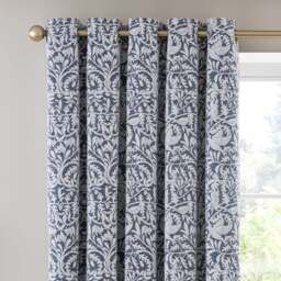 Alora Chenille Thermal Eyelet Curtains - thumbnail 1