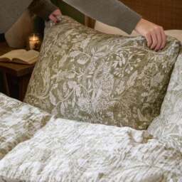 Voyage Cademuir 100% Cotton Duvet Cover & Pillowcase Set - thumbnail 4