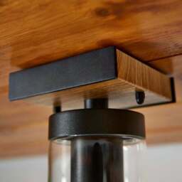 Fulton Industrial Outdoor Flush Ceiling Light - thumbnail 2