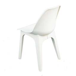 Levante 2 Seater White Bistro Set with Eolo Chairs - thumbnail 5