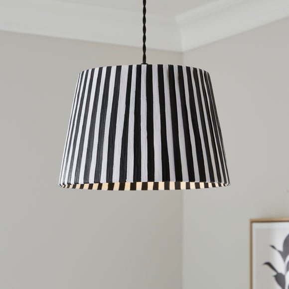 Suzie Striped Easy Fit Tapered Lamp Shade - image 1