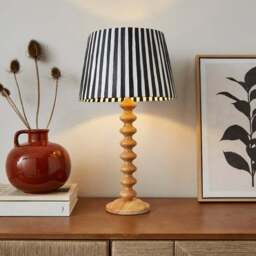 Suzie Striped Easy Fit Tapered Lamp Shade - thumbnail 3