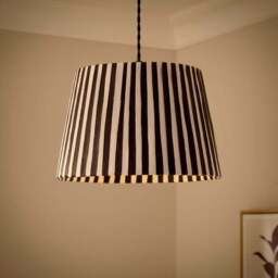 Suzie Striped Easy Fit Tapered Lamp Shade - thumbnail 2