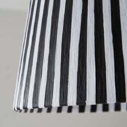 Suzie Striped Easy Fit Tapered Lamp Shade - thumbnail 4