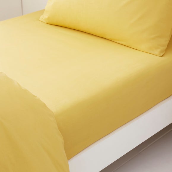 Set of 2 Pure Cotton Fitted Bed Sheets - image 1