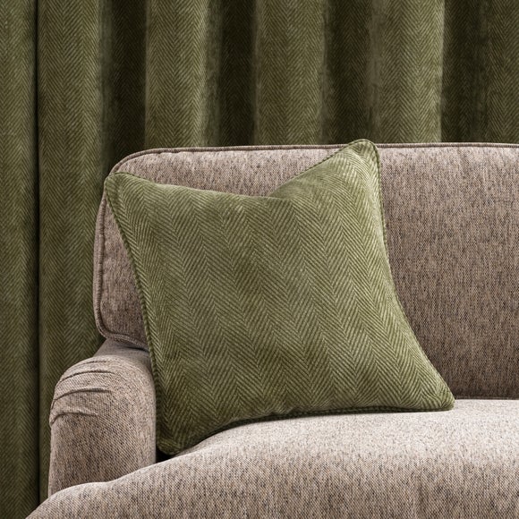 Soft Chenille Herringbone Cushion - image 1