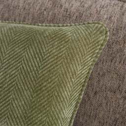 Soft Chenille Herringbone Cushion - thumbnail 2