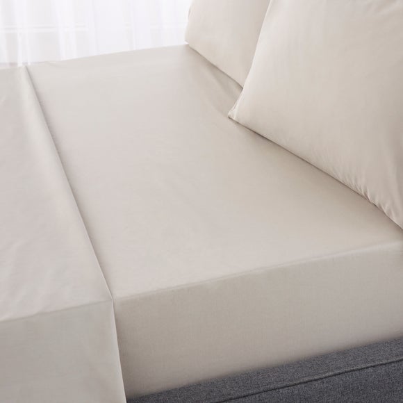 Hotel 230 Thread Count Crisp 100% Cotton Percale Fitted Sheet