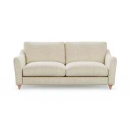 Hattie Slub Faux Linen 3 Seater Sofa - thumbnail 2