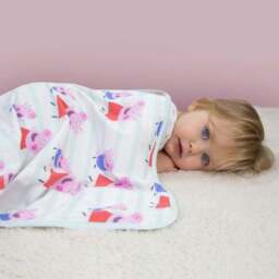 Peppa Pig Lullabies 100% Cotton Reversible Jersey Blanket - thumbnail 2